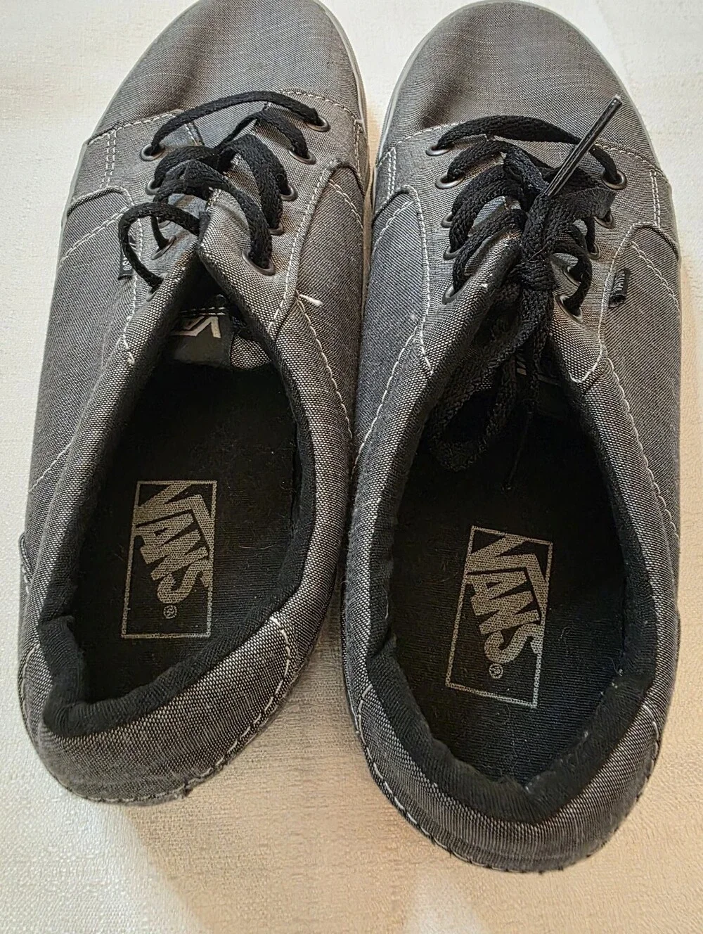Vans Bishop Gray Low Top Skater Shoes Size 12